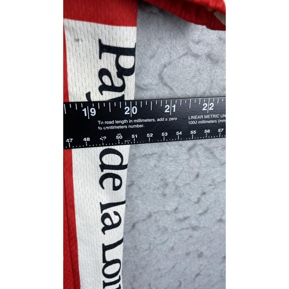 Santini Vendee U Bonjour Cycling Jersey Mens 3XL Red Made In Italy Full Zip - Picture 7 of 11